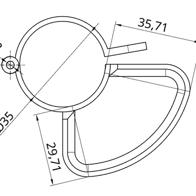 Bộ chắn xích chống tuột cho E-bike TSDZ2/Bafang in 3D