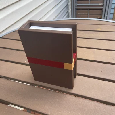 Sách Minecraft đựng Field Notes & cất bút (Minecraft Book for Field Notes and pen storage)