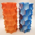 Bình hoa 3D họa tiết tổ ong Prusa-Style độc đáo, in nhanh - Thumbnail 4