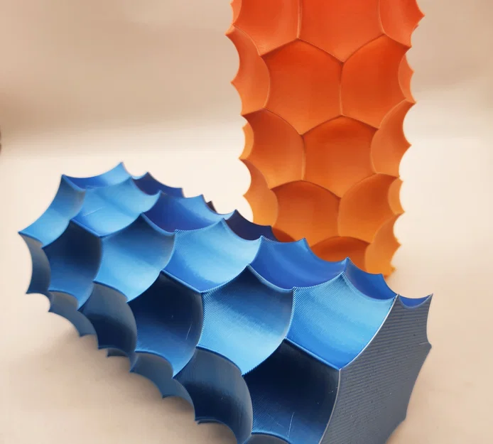Bình hoa 3D họa tiết tổ ong Prusa-Style độc đáo, in nhanh - Image 5