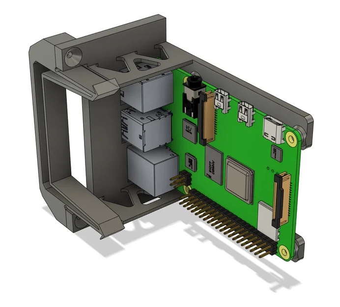 Giá gắn Raspberry PI 19" 2U rack mount dạng modular - Image 3