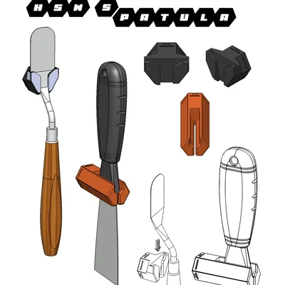 HSW Spatula Holders – Giá treo spatula cho Honeycomb Storage Wall