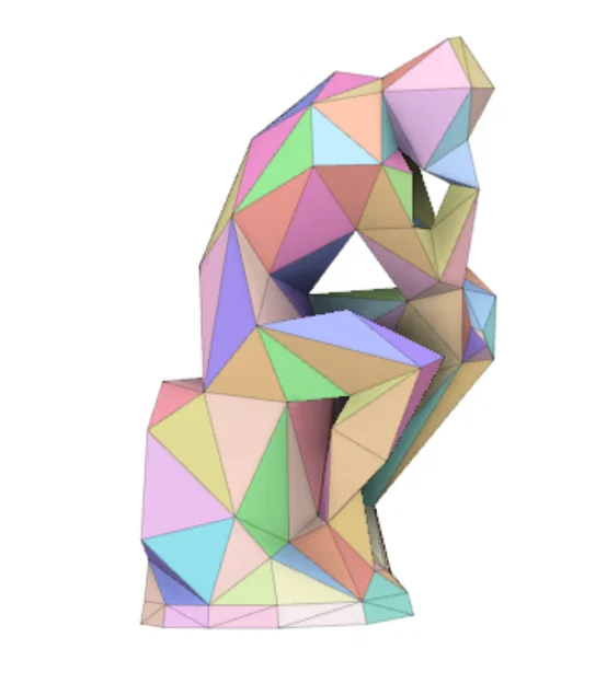 Lowest poly The Thinker: Parametric Edition (Phiên bản Parametric) - Image 2