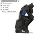 Lowest poly The Thinker: Parametric Edition (Phiên bản Parametric) - Thumbnail 3