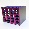 Cốc đựng bút 3D hình học Acute Rhombus - Thiết kế không cần support - Thumbnail 4
