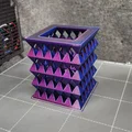 Cốc đựng bút 3D hình học Acute Rhombus - Thiết kế không cần support - Thumbnail 6