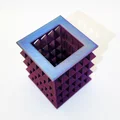 Cốc đựng bút 3D hình học Acute Rhombus - Thiết kế không cần support - Thumbnail 7