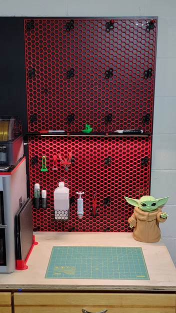 Khung Viền HSW 211x248 Cho Bảng Treo Dụng Cụ Honeycomb Storage Wall - Image 2