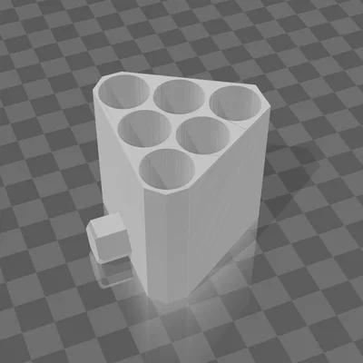 Bộ giá treo dụng cụ 5-6 lỗ cho bảng Honeycomb Wall 3D