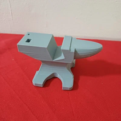 Giá đỡ điện thoại hình cái đe độc đáo (Anvil Phone Holder) - In 3D