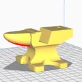 Giá đỡ điện thoại hình cái đe độc đáo (Anvil Phone Holder) - In 3D - Thumbnail 2