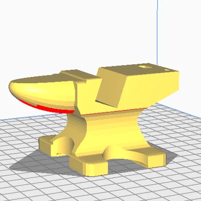 Giá đỡ điện thoại hình cái đe độc đáo (Anvil Phone Holder) - In 3D