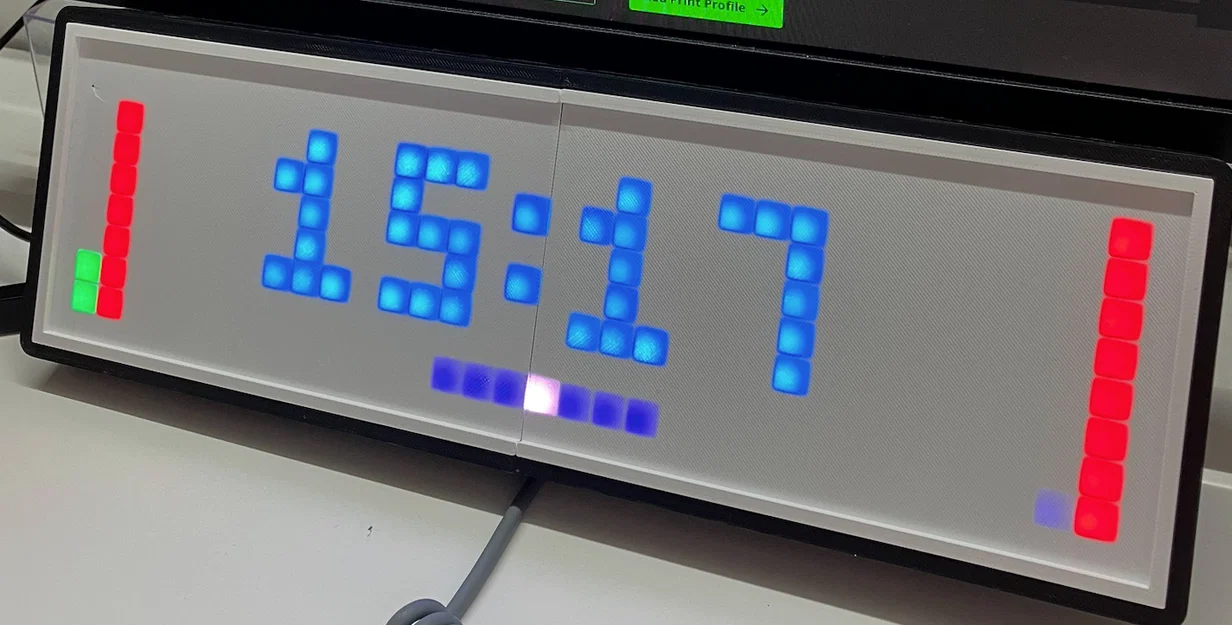 Tấm tán sáng 3D cho màn hình LED PixelIt ESP32 - Tối ưu ánh sáng - Image 1