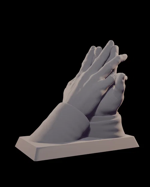 Mô hình 3D đôi bàn tay Good Omens - Tái hiện cảnh khiêu vũ kinh điển - Image 2