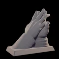 Mô hình 3D đôi bàn tay Good Omens - Tái hiện cảnh khiêu vũ kinh điển - Thumbnail 2