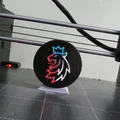 Mô hình quả bóng khúc côn cầu Czech Hockey Puck in 3D tinh xảo - Thumbnail 2