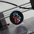 Mô hình quả bóng khúc côn cầu Czech Hockey Puck in 3D tinh xảo - Thumbnail 3