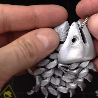 Mô hình cá 3D khớp nối linh hoạt - File in 3D đẹp mắt