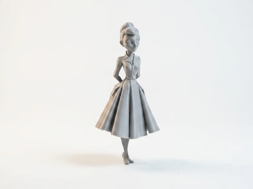 Tượng Audrey Hepburn – Mẫu Celebrity 3D Printable (STL) - Image 1