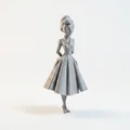Tượng Audrey Hepburn – Mẫu Celebrity 3D Printable (STL) - Thumbnail 1