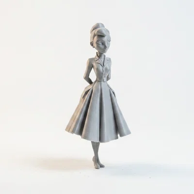 Tượng Audrey Hepburn – Mẫu Celebrity 3D Printable (STL)