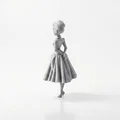 Tượng Audrey Hepburn – Mẫu Celebrity 3D Printable (STL) - Thumbnail 2