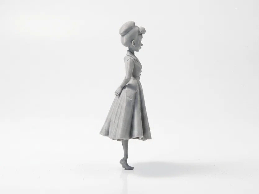 Tượng Audrey Hepburn – Mẫu Celebrity 3D Printable (STL) - Image 3