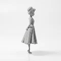 Tượng Audrey Hepburn – Mẫu Celebrity 3D Printable (STL) - Thumbnail 3