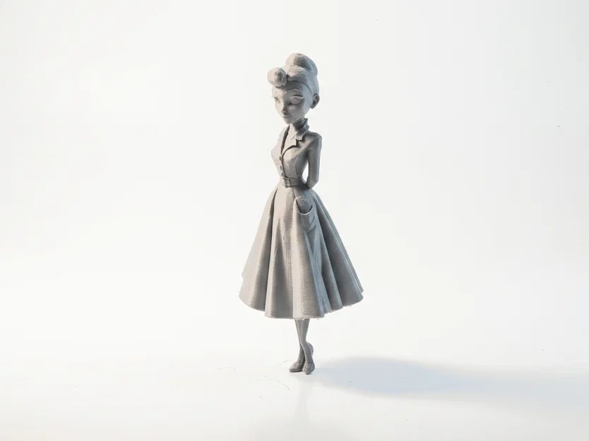 Tượng Audrey Hepburn – Mẫu Celebrity 3D Printable (STL) - Image 4