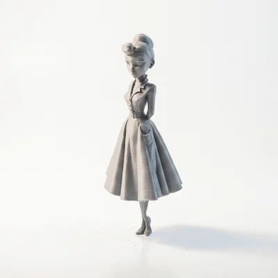 Tượng Audrey Hepburn – Mẫu Celebrity 3D Printable (STL)