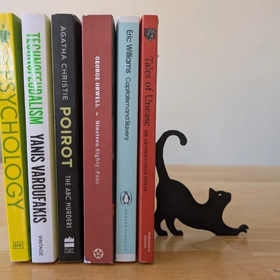 Kệ Chặn Sách Hình Mèo (Cat Book Stand)