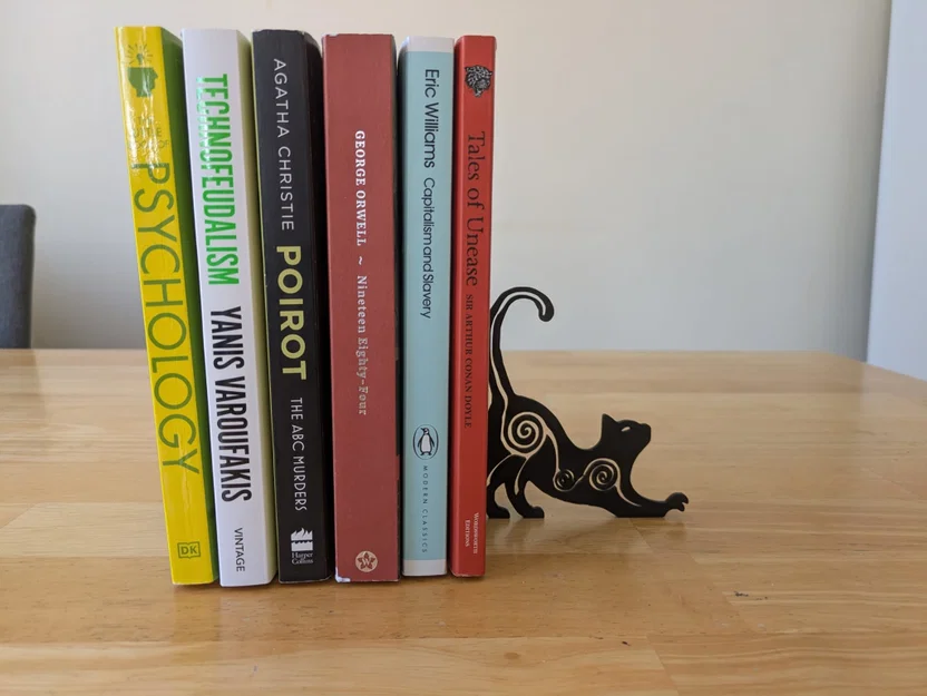 Kệ Chặn Sách Hình Mèo (Cat Book Stand) - Image 2