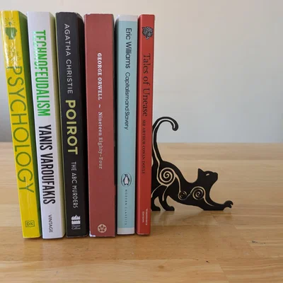 Kệ Chặn Sách Hình Mèo (Cat Book Stand)