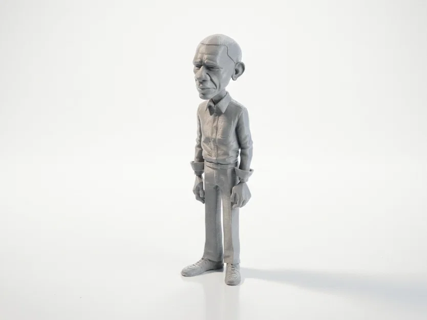 Tượng Barack Obama in 3D (STL) – Figurine Celebrity 3D Printable - Image 1