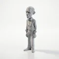 Tượng Barack Obama in 3D (STL) – Figurine Celebrity 3D Printable - Thumbnail 1