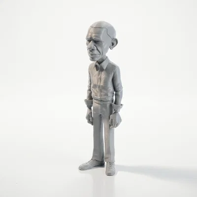 Tượng Barack Obama in 3D (STL) – Figurine Celebrity 3D Printable