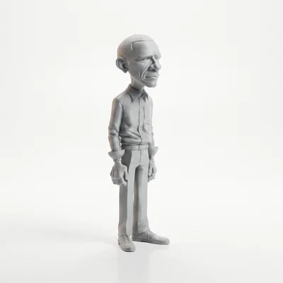 Tượng Barack Obama in 3D (STL) – Figurine Celebrity 3D Printable