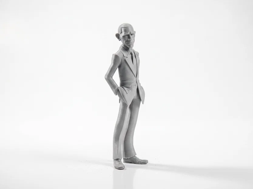Tượng Barack Obama – Mô hình Celebrity in 3D (STL) để in - Image 1
