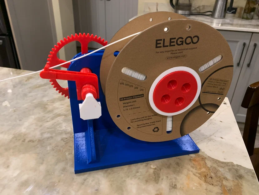 Spool Winder V1 – Dụng cụ quấn filament 100% in 3D - Image 2