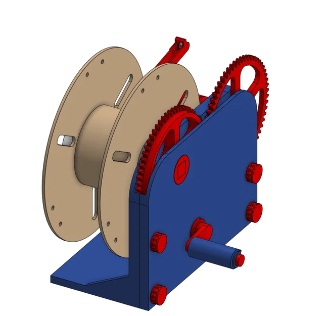 Spool Winder V1 – Dụng cụ quấn filament 100% in 3D - Image 12