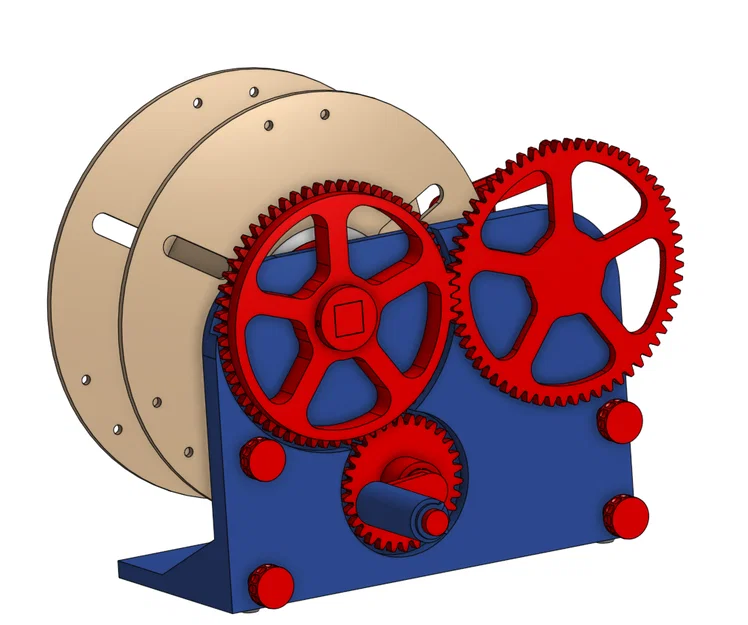 Spool Winder V1 – Dụng cụ quấn filament 100% in 3D - Image 13