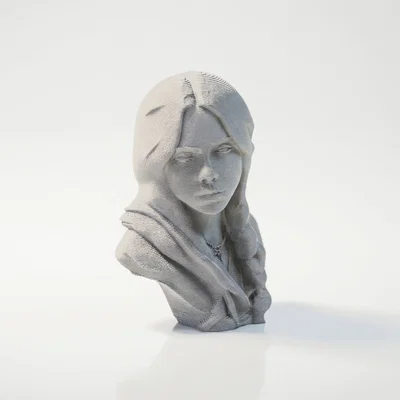 Tượng Bán Thân Billie Eilish (Bust) – STL 3D Printable Của Nghệ Sĩ Nổi Tiếng