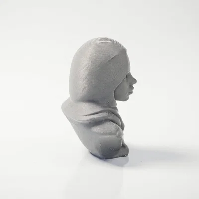 Tượng Bán Thân Billie Eilish (Bust) – STL 3D Printable Của Nghệ Sĩ Nổi Tiếng