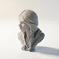 Tượng Bán Thân Billie Eilish (Bust) – STL 3D Printable Của Nghệ Sĩ Nổi Tiếng - Thumbnail 4
