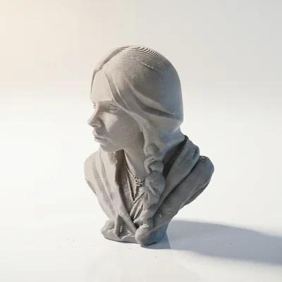 Tượng Bán Thân Billie Eilish (Bust) – STL 3D Printable Của Nghệ Sĩ Nổi Tiếng