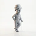 Tượng Charlie Chaplin – Mẫu STL 3D Printable (Celebrity Figurine) - Thumbnail 1