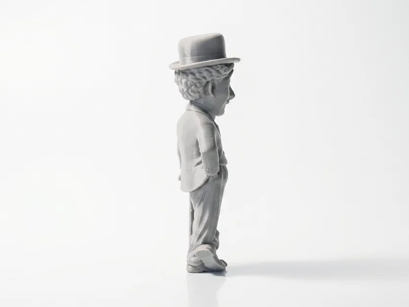 Tượng Charlie Chaplin – Mẫu STL 3D Printable (Celebrity Figurine) - Image 2