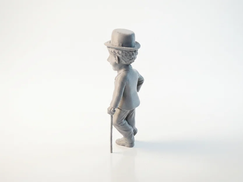 Tượng Charlie Chaplin – Mẫu STL 3D Printable (Celebrity Figurine) - Image 3