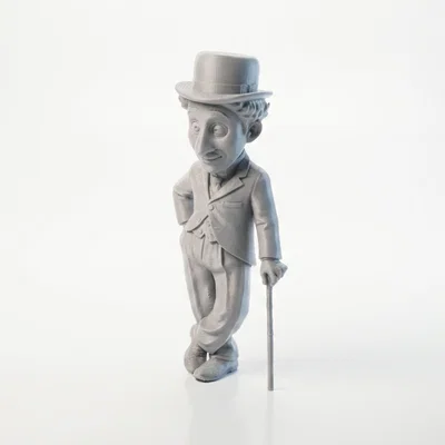 Tượng Charlie Chaplin – Mẫu STL 3D Printable (Celebrity Figurine)