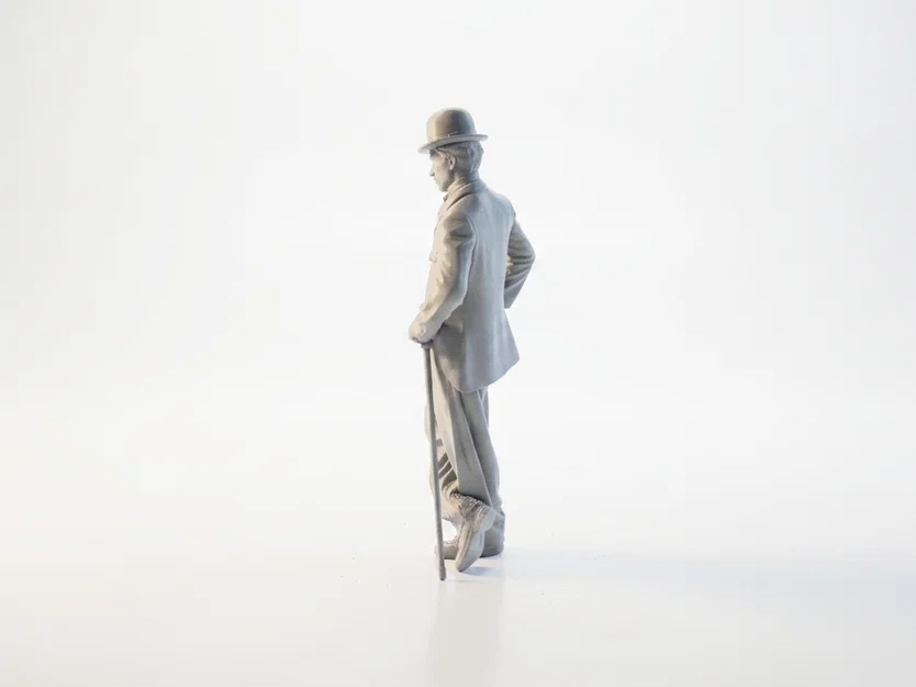 Tượng Charlie Chaplin – Mô hình 3D Printable (Celebrity) - Image 2